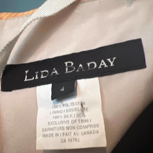 Lisa Baday Strapless Original Silk Dress- 4 - Picture 5 of 6